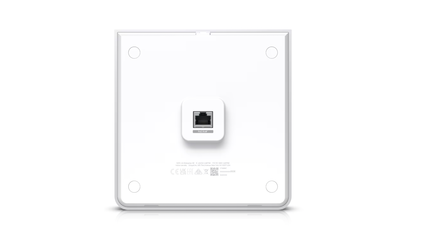 Ubiquiti U6 Enterprise In-Wall access point –  back