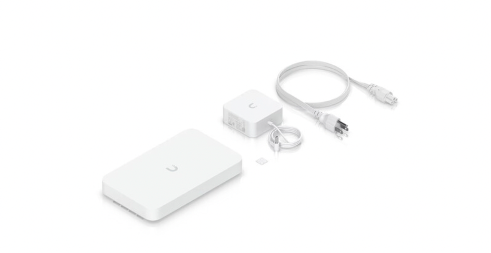 Package contents for Ubiquiti UXG-Fiber router