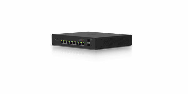 Ubiquiti EdgeSwitch 8 PoE - 8-Port Gigabit Managed Switch with 150W PoE Budget and SFP Uplinks (ES-8-150W)