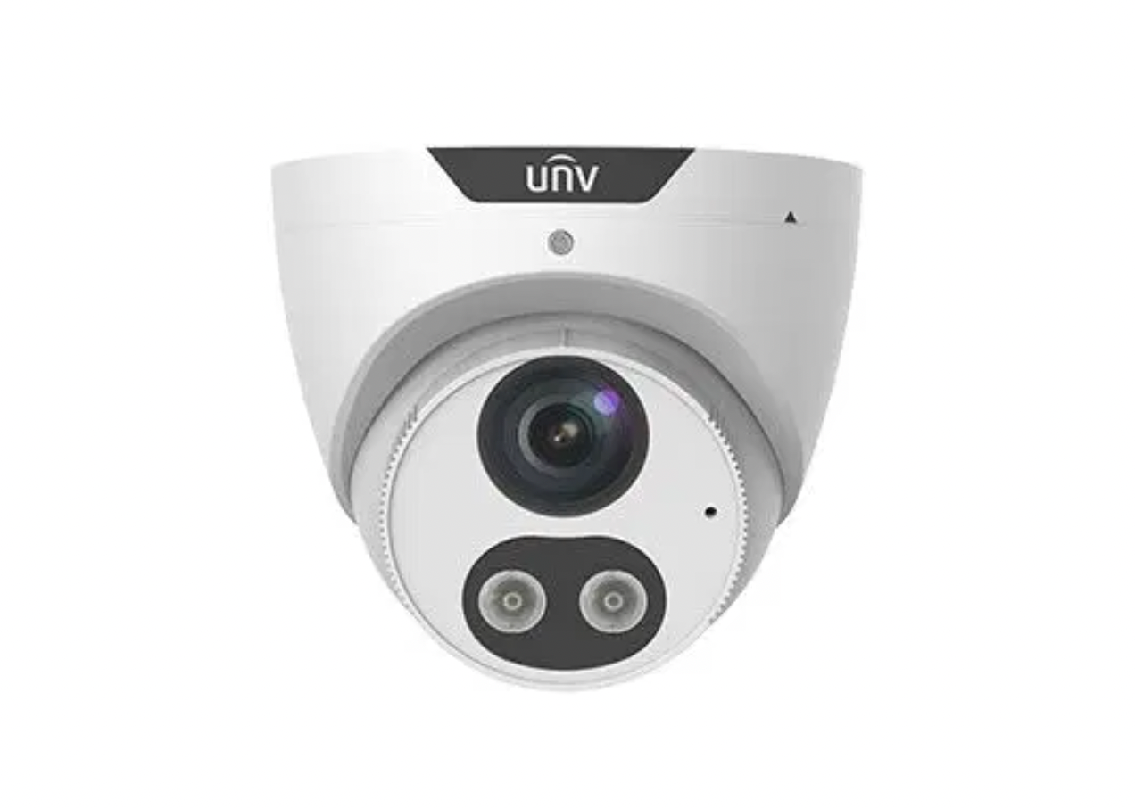 UNV IPC3614SB-ADF28KMC-I0 4MP Turret Camera with Active Deterrence (2.8mm)