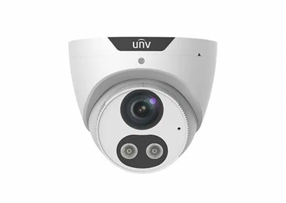 UNV IPC3614SB-ADF28KMC-I0 4MP Turret Camera with Active Deterrence (2.8mm)
