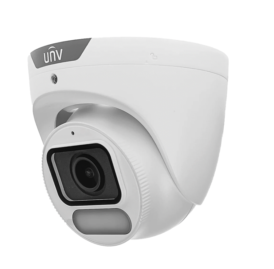 UNV IPC3628SR-ADF28KM-WP 8MP ColorHunter Turret Camera – Side View