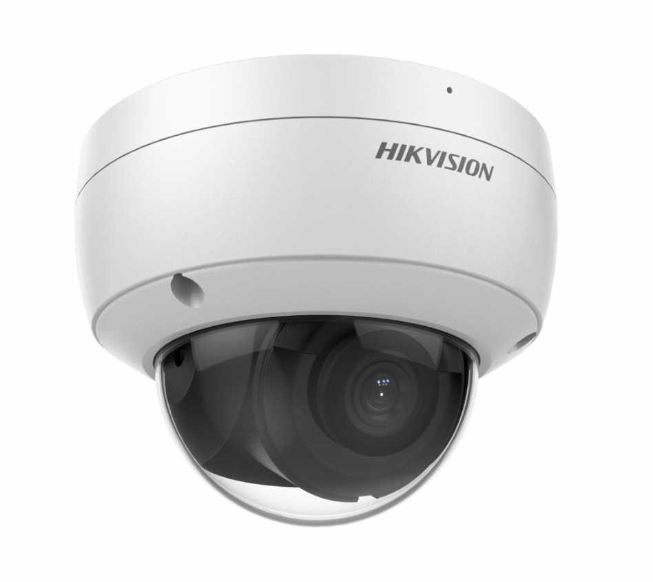 Hikvision AcuSense DS-2CD2143G2-IU 4MP outdoor network dome camera with 2.8mm lens in white
