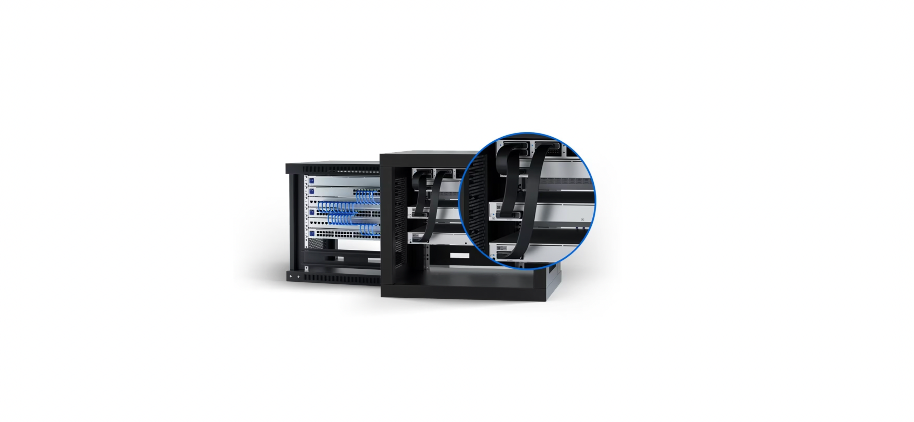 USP-Cable connecting USP-RPS to UniFi switch for power redundancy
