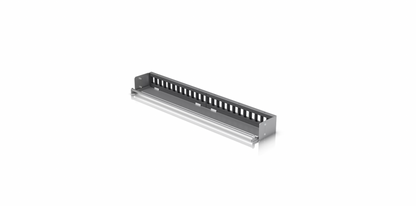 Ubiquiti UACC-Rack-Panel-Patch-Blank-24 back view showing 24 blank keystone slots
