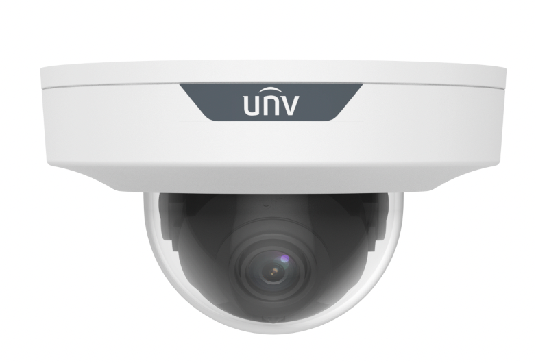Uniview 4MP Compact Dome Camera - IR 30m, Built-In Mic, Two-Way Audio, 101° FOV, 120dB WDR, IP67 PoE