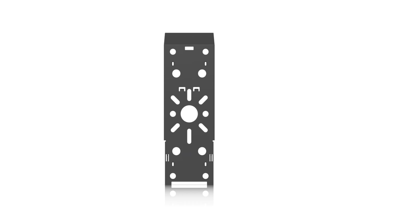 Ubiquiti UACC-Intercom-Sunshield view showing black sunshield attachment for UniFi Access Intercom

