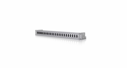 Ubiquiti UACC-Rack-Panel-Patch-Blank-24 front view showing 24 blank keystone slots
