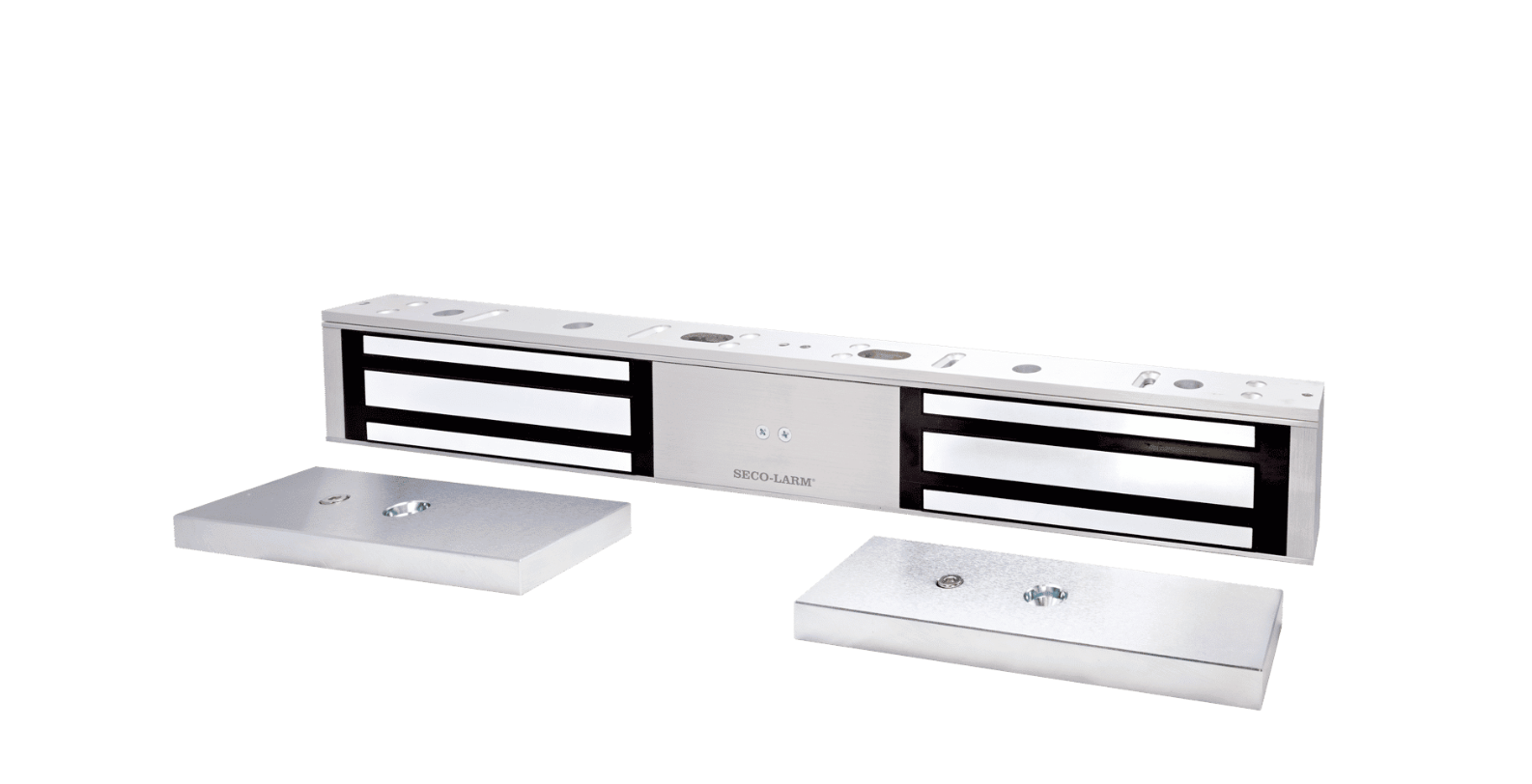 SECO-LARM E-941DA-1K2Q double-door electromagnetic lock with anodized aluminum housing
