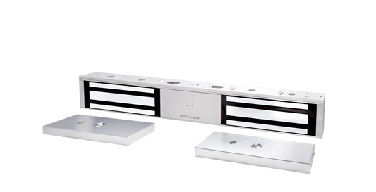 SECO-LARM E-941DA-1K2Q double-door electromagnetic lock with anodized aluminum housing
