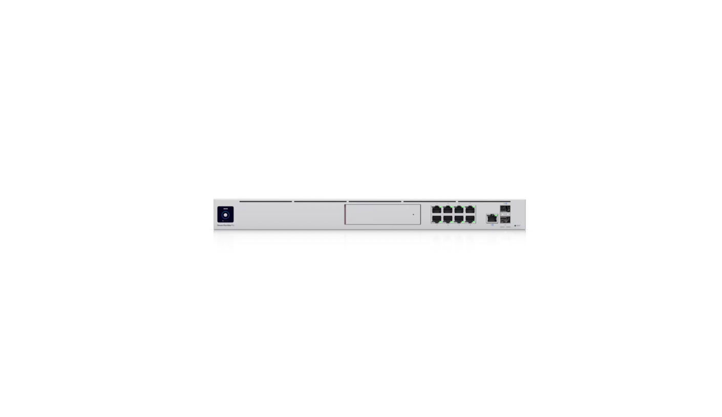 Ubiquiti UniFi Dream Machine Pro rear view with 10G and LAN ports
