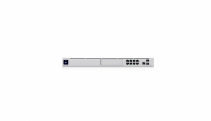Ubiquiti UniFi Dream Machine Pro rear view with 10G and LAN ports
