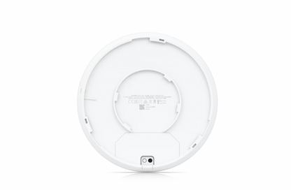 Ubiquiti UniFi U6-Pro WiFi 6 access point with ceiling-mount design back view