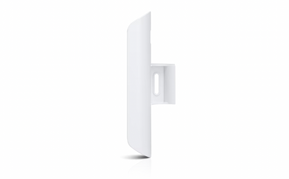 Ubiquiti NanoStation M2 loco outdoor 2.4 GHz CPE device side view
