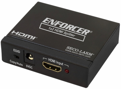 Seco-Larm 4K HDMI Splitter – 2 HDMI Outputs