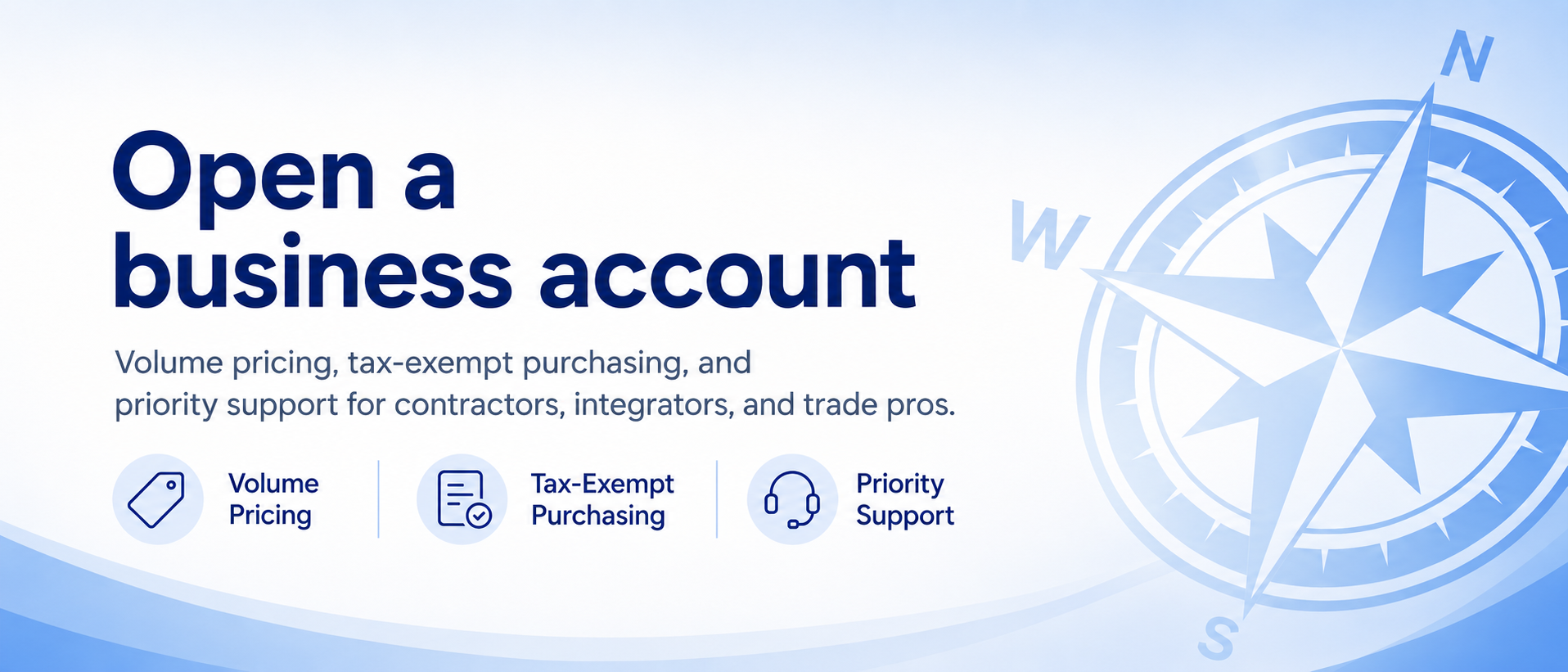 Open a business account