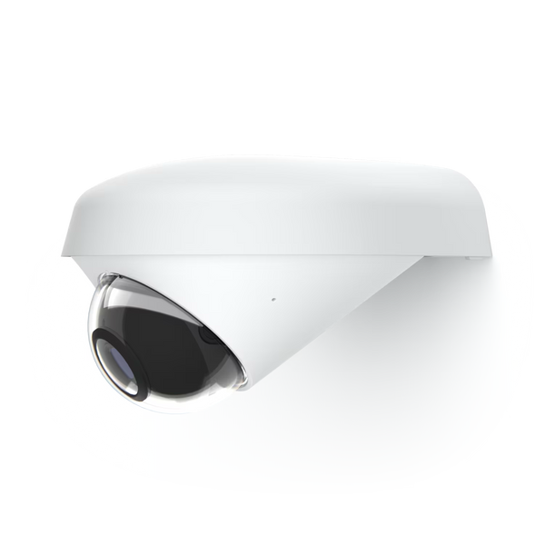 G4 Dome camera installed using UACC-G4-Dome-Arm wall mount

