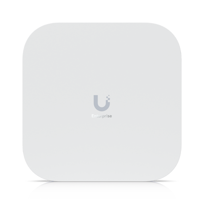 Front view of the Ubiquiti E7 WiFi 7 enterprise access point
