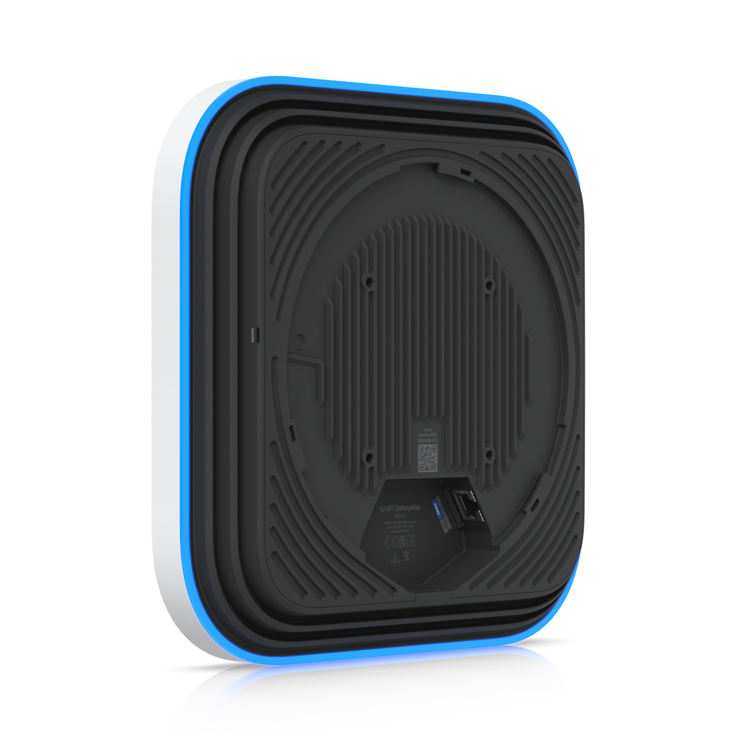back view of the Ubiquiti E7 WiFi 7 enterprise access point
