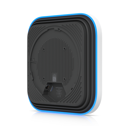 back angled view of the Ubiquiti E7 WiFi 7 enterprise access point
