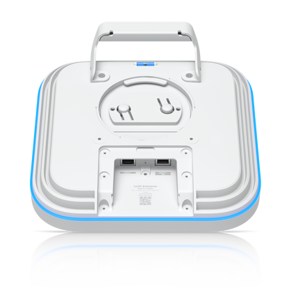 Ubiquiti E7-Campus top down view of back showing ports