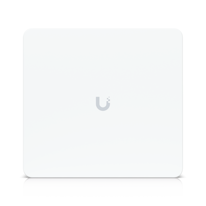 Front-facing image of the Ubiquiti EAH-8 access hub enclosure in closed position