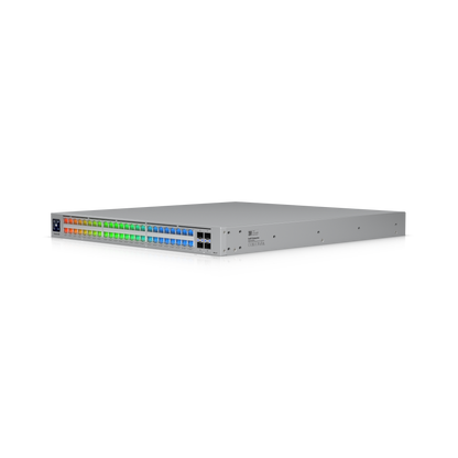 Ubiquiti Enterprise Campus 48 PoE Layer 3 Switch - 32x 10GbE + 16x 2.5GbE, 4x 25G SFP28 Uplinks, Dual Hot-Swap 1200W PSU (ECS-48-POE)