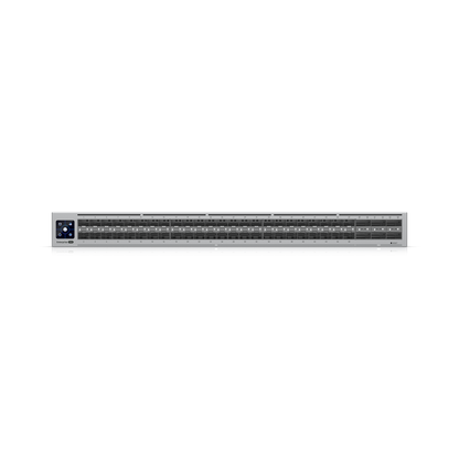 Wide front view of the Ubiquiti Enterprise Aggregation Switch showcasing its full array of SFP port interfaces.