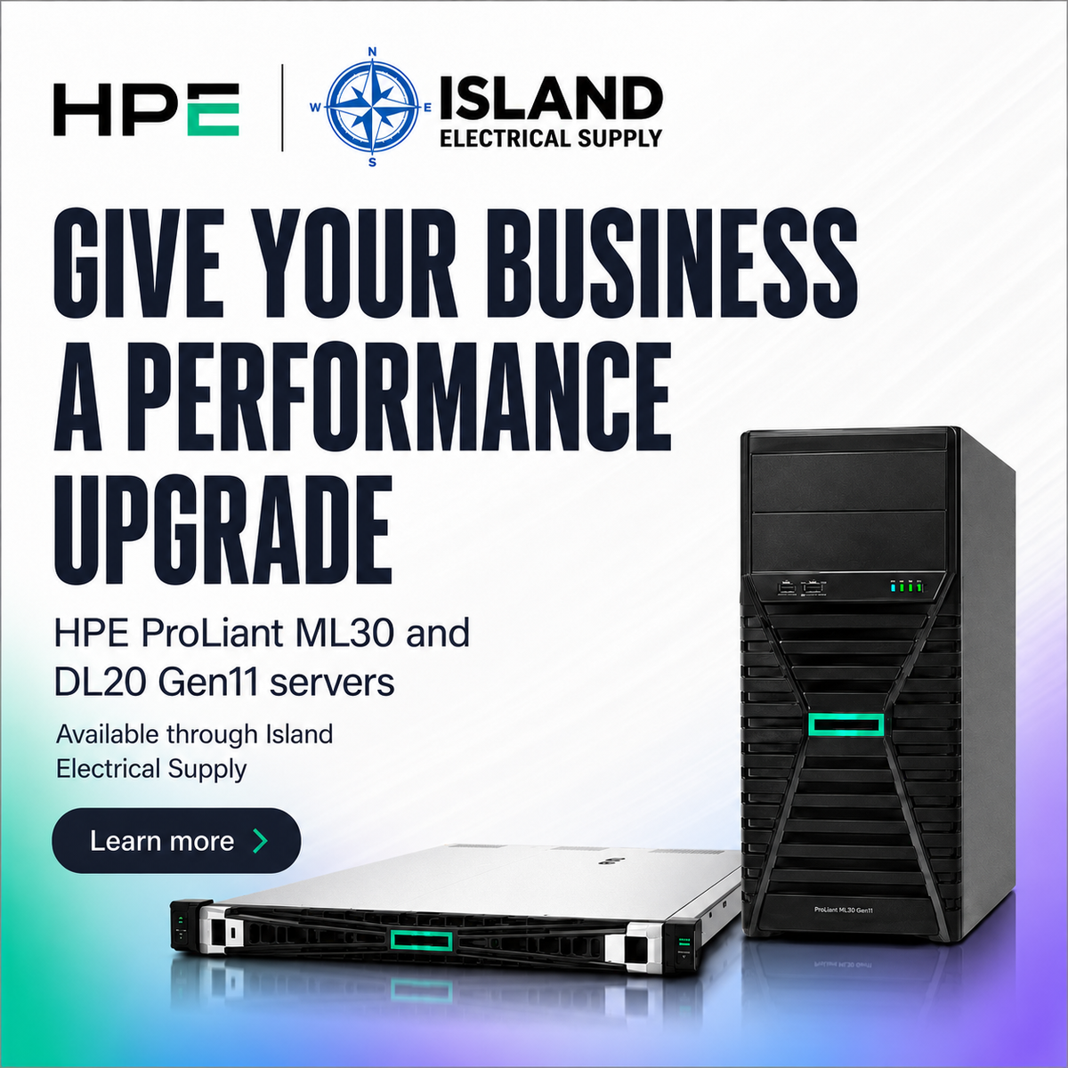 HPE ProLiant servers — give your business a performance upgrade