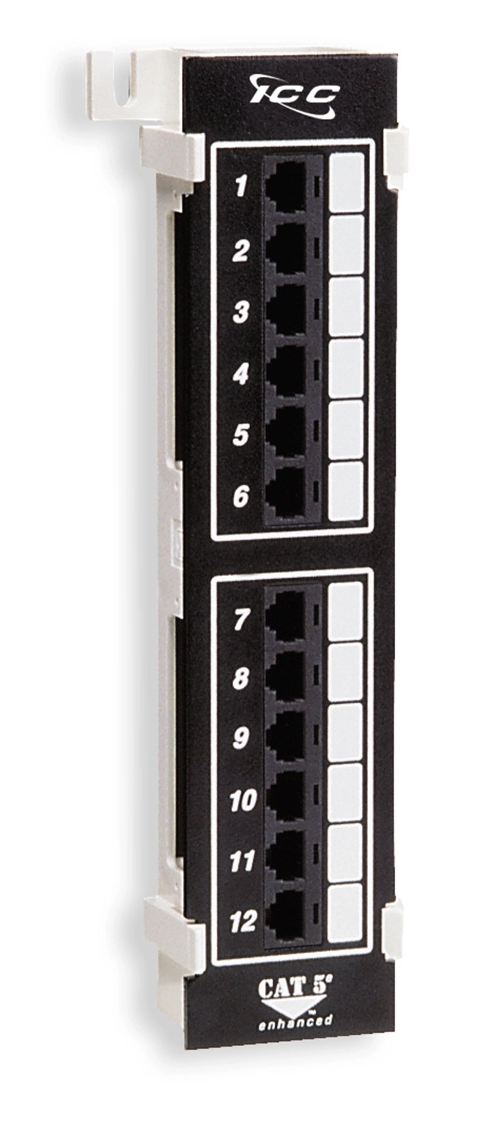 Icc 12 Port Cat 5E Patch Panel Vertical