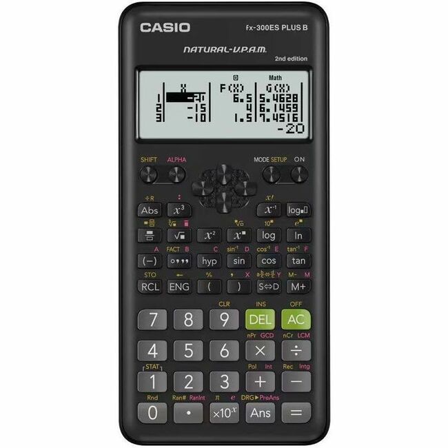 Casio fx-300ES PLUS B 2nd Edition Scientific Calculator | "AAA" Battery Model - FX-300ESPLSB-WAIT