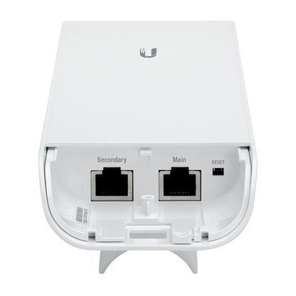 Ubiquiti airMAX NanoStation M5 NSM5 – Ethernet ports and reset button