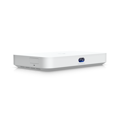 Angled front view of Cloud Gateway Fiber highlighting digital display panel