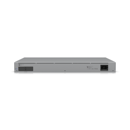Angled rear view highlighting the power input and cooling vents