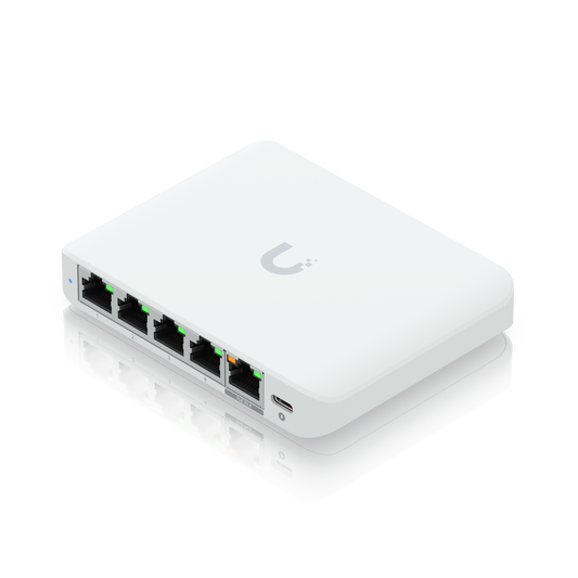 Ubiquiti usw-flex-mini-2.5g top down view