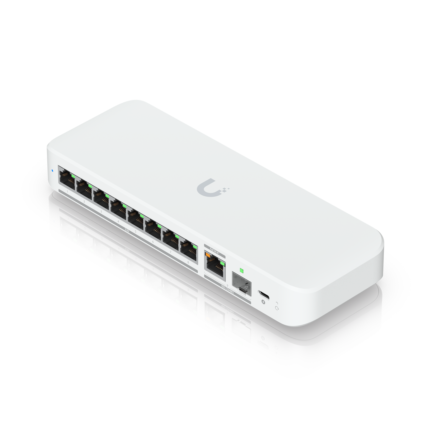 Top view of Ubiquiti USW-Flex-2.5G-8 Switch
