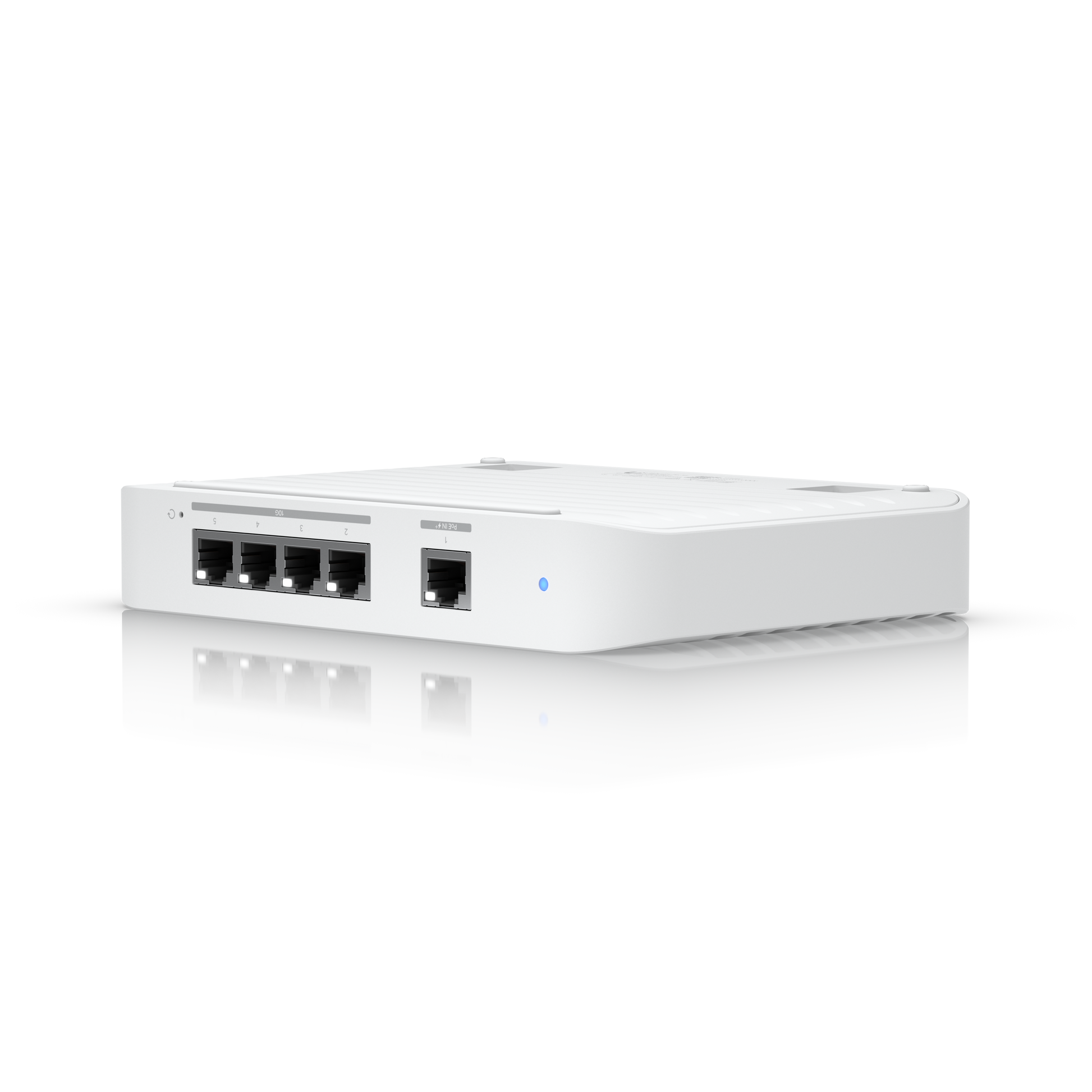 Ubiquiti USW-Flex-XG  showing 5 ports