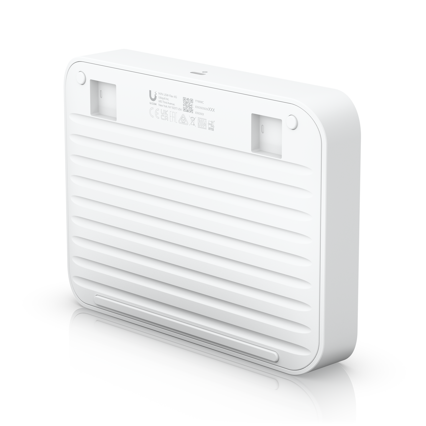 Ubiquiti USW-Flex-XG back upright view