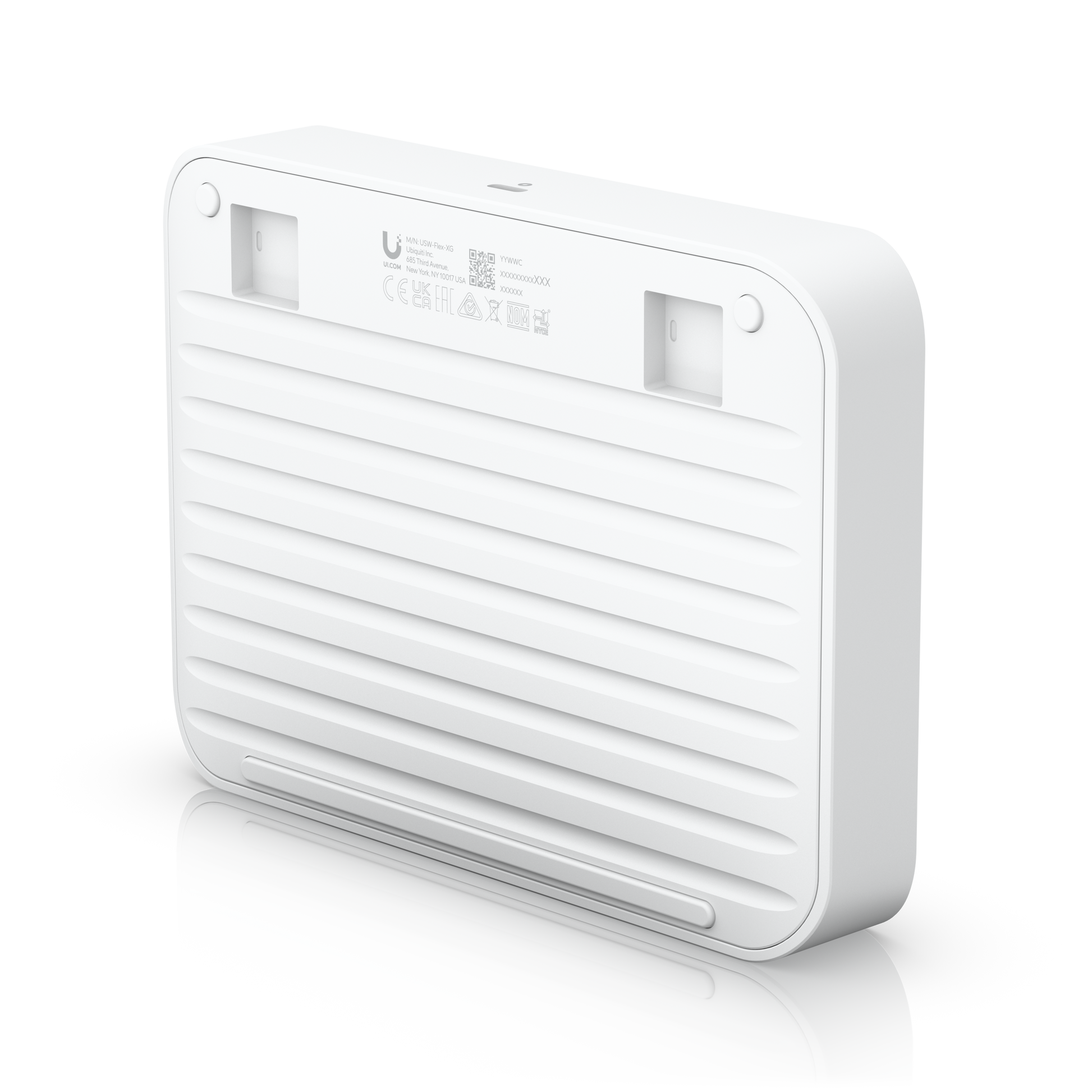 Ubiquiti USW-Flex-XG back upright view