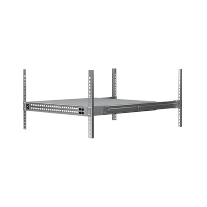 USW-Pro-XG-48-PoE installed in 1U server rack