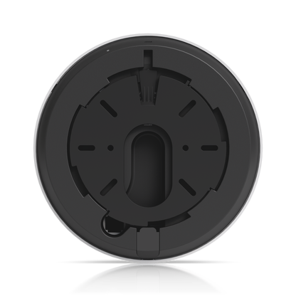 UVC-G6-Dome-W underside view of mounting plate with cable entry slot